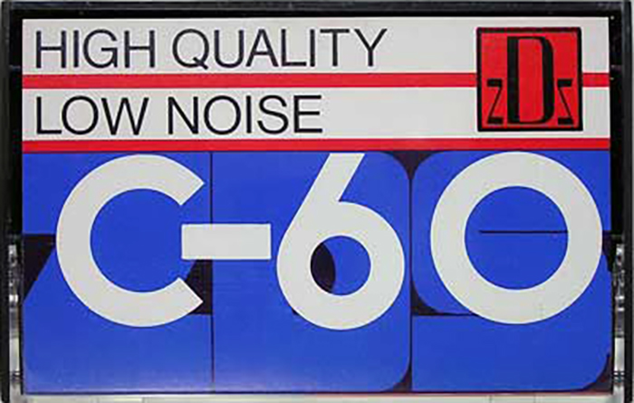 Compact Cassette ZDS 60 Type I Normal 1975 Japan