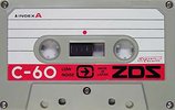 Compact Cassette ZDS 60 Type I Normal 1975 Japan