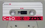 Compact Cassette ZDS 60 Type I Normal 1975 Japan