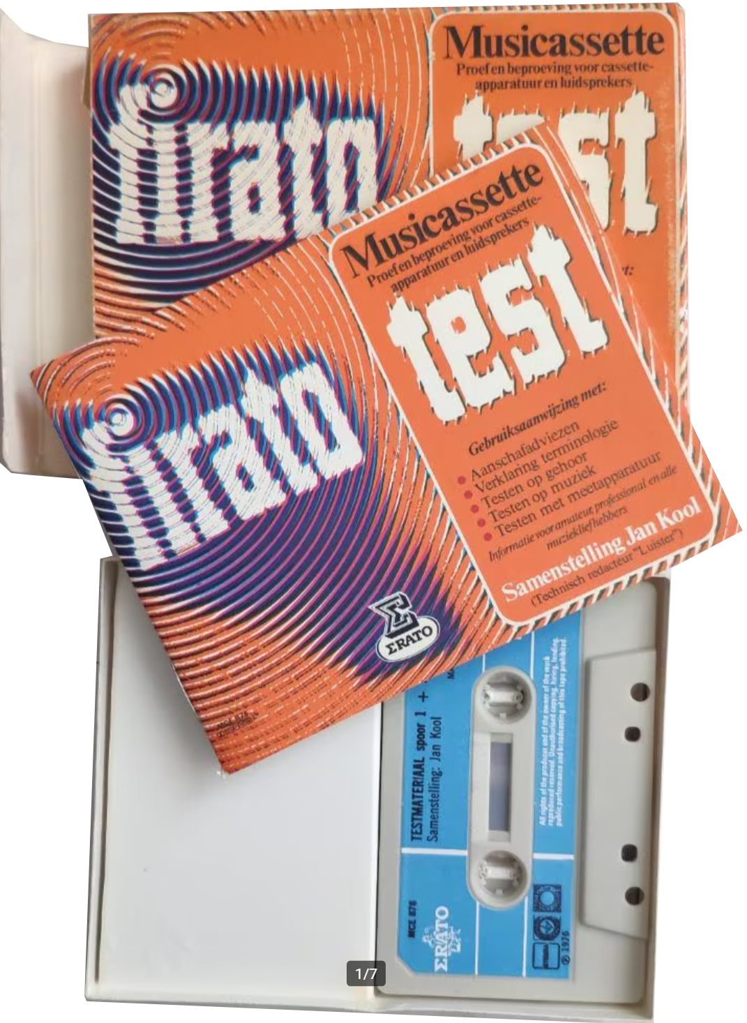 Compact Cassette Erato "Firato MCE 876" Test Cassette