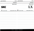 Compact Cassette SKC LX 120 Type I Normal 2001 Worldwide