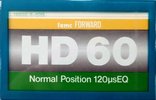 Compact Cassette femc / Forward HD 60 Type I Normal 1985 Taiwan