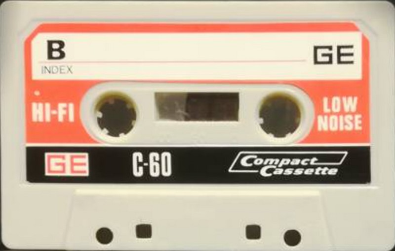 Compact Cassette GE / General Electric 60 Type I Normal 1975 USA