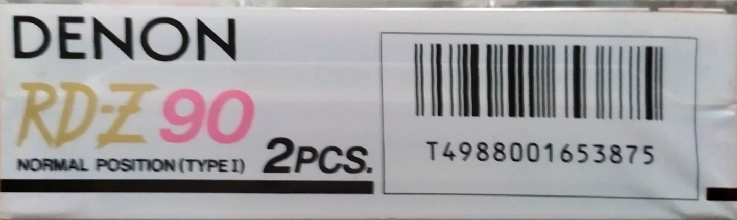 2 pack Denon RD-Z 80 Type I Normal 1987 Japan