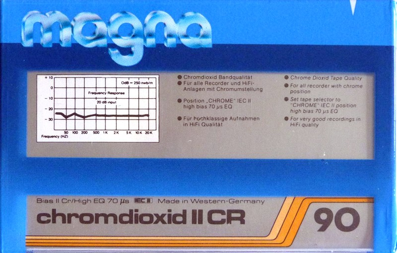 Compact Cassette: Magna  - Chromdioxid II CR 90