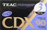 3 pack Teac CDX 90 Type I Normal 1990 Europe