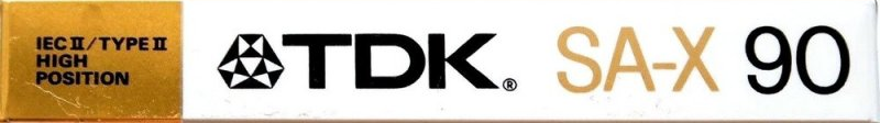 Compact Cassette TDK SA-X 90 Type II Chrome 1988 Europe