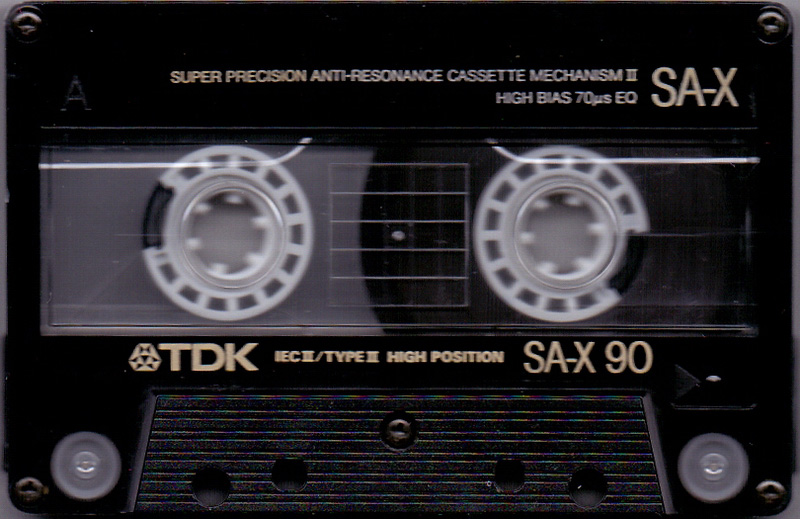Compact Cassette TDK SA-X 90 Type II Chrome 1988 Europe