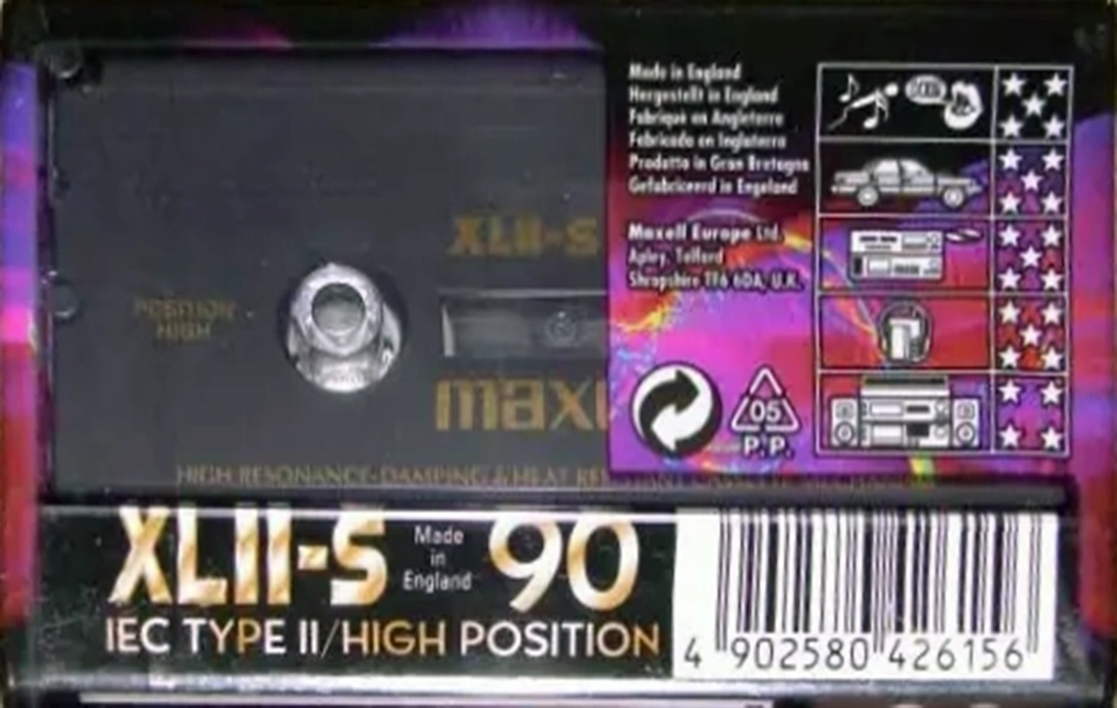 Compact Cassette Maxell XLII-S 90 Type II Chrome 1999 Europe