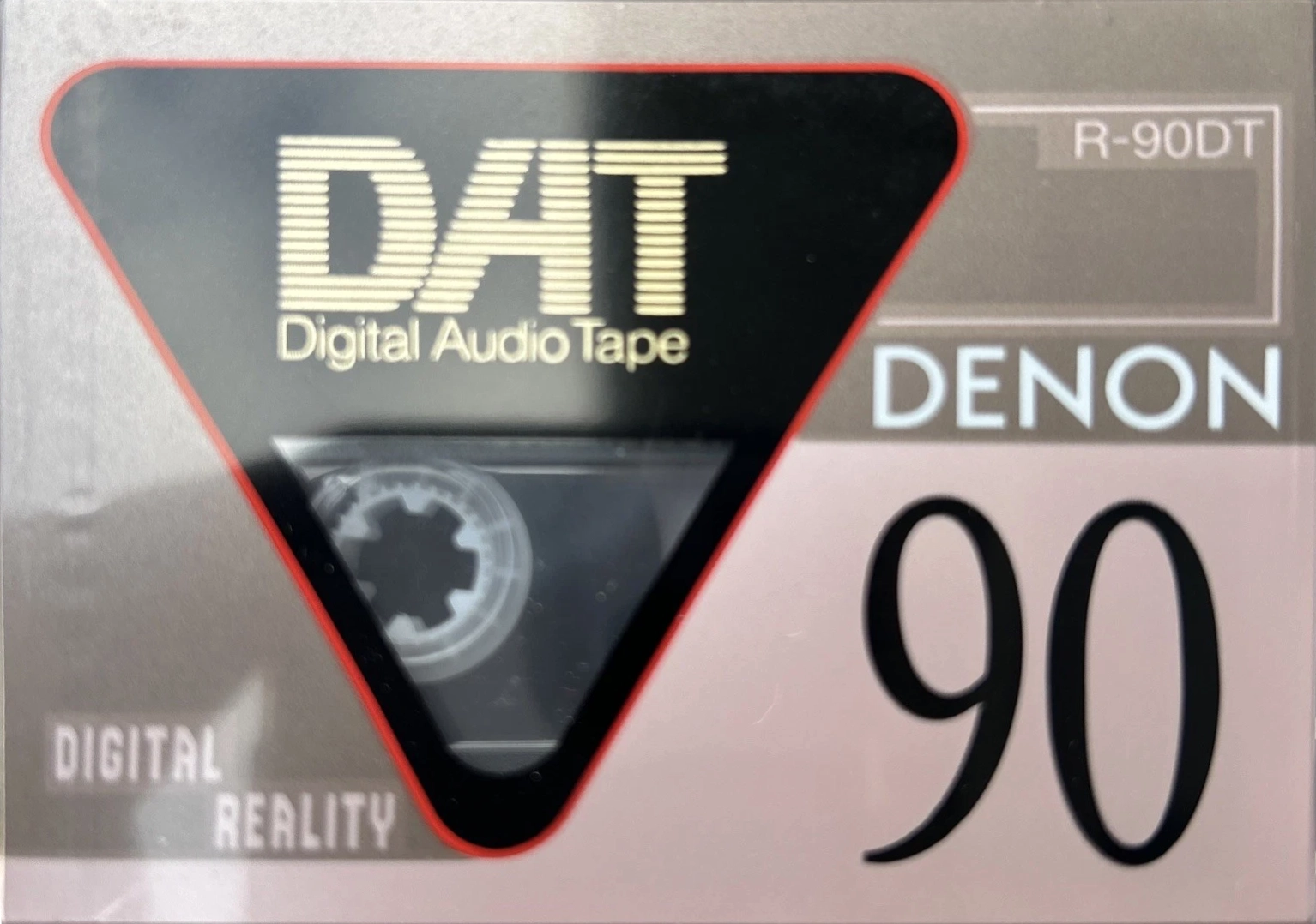 Digital Audio Tape Denon 90 "R-90DT W" Type IV Metal 1993 North America