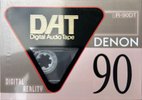 Digital Audio Tape Denon 90 "R-90DT W" Type IV Metal 1993 North America