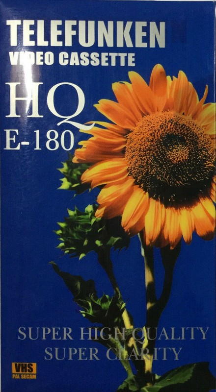 VHS, Video Home System Telefunken 180 Type I Normal Southern Africa