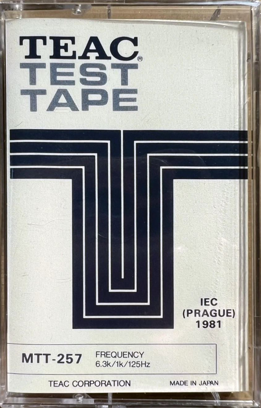 Compact Cassette Teac MTT "257" Test Cassette Japan
