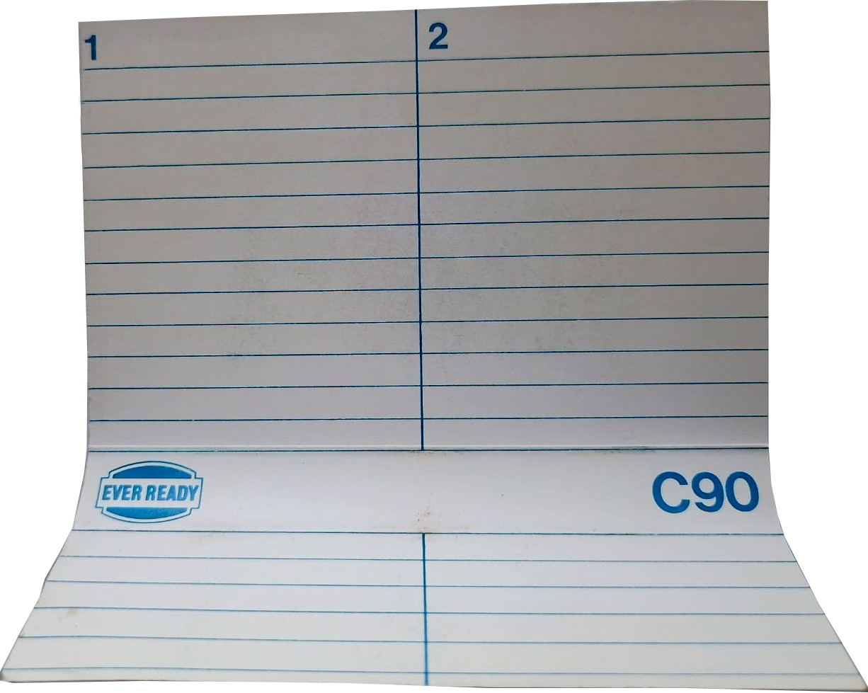 Compact Cassette Ever Ready Standard 90 Type I Normal 1977 UK