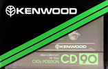 Compact Cassette Kenwood CD 90 Type II Chrome 1982 Japan