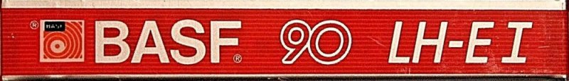 Compact Cassette BASF LH Extra I 90 "LH-E I" Type I Normal 1985 North America