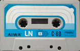 Compact Cassette Aiwa LN 60 Type I Normal 1976 Europe