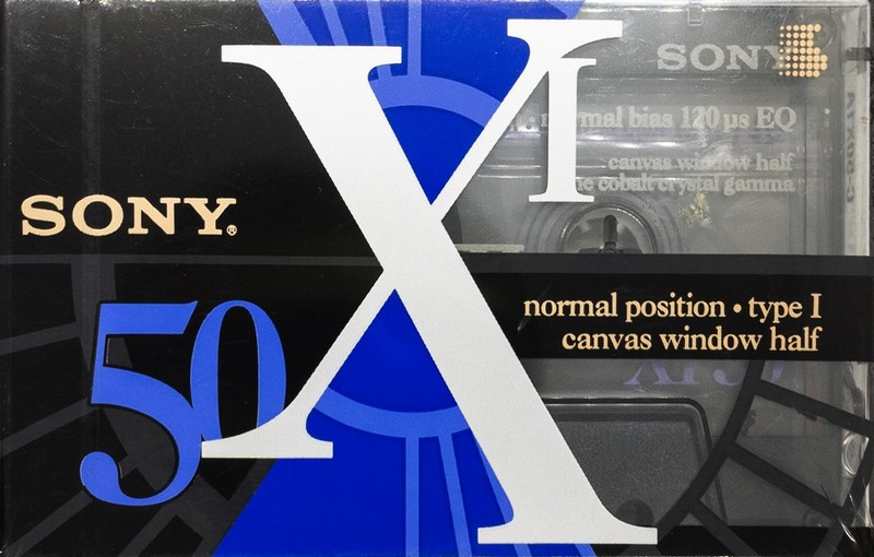 Compact Cassette Sony XI 50 "C-50X1A" Type I Normal 1993 Japan