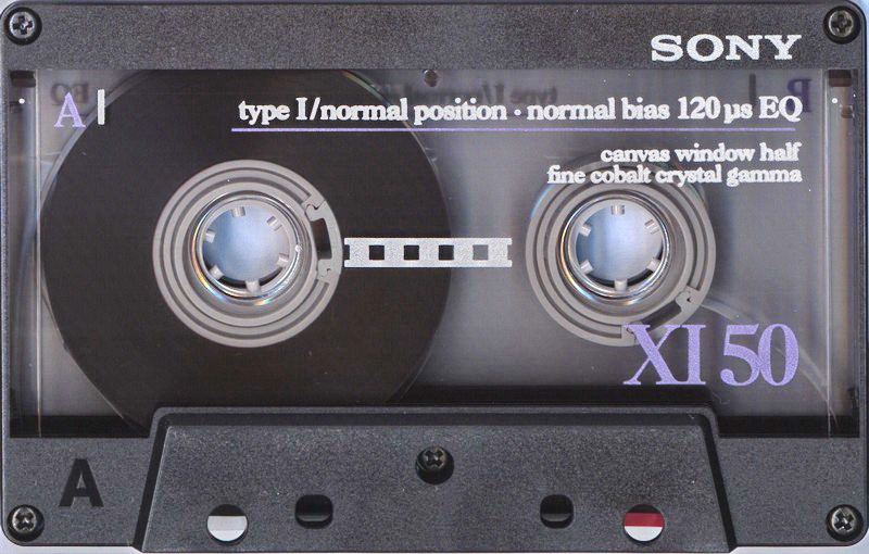 Compact Cassette Sony XI 50 "C-50X1A" Type I Normal 1993 Japan
