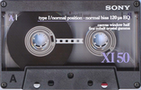 Compact Cassette Sony XI 50 "C-50X1A" Type I Normal 1993 Japan