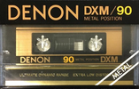 Compact Cassette Denon DXM 90 Type IV Metal 1981 Japan