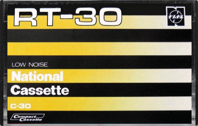 Compact Cassette National RT 30 "RT-30" Type I Normal 1972 Japan