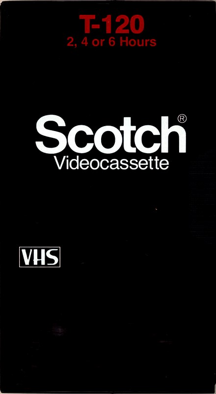 VHS, Video Home System: 3M Scotch -  120