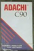 Compact Cassette Adachi 90 Type I Normal Unknown Country