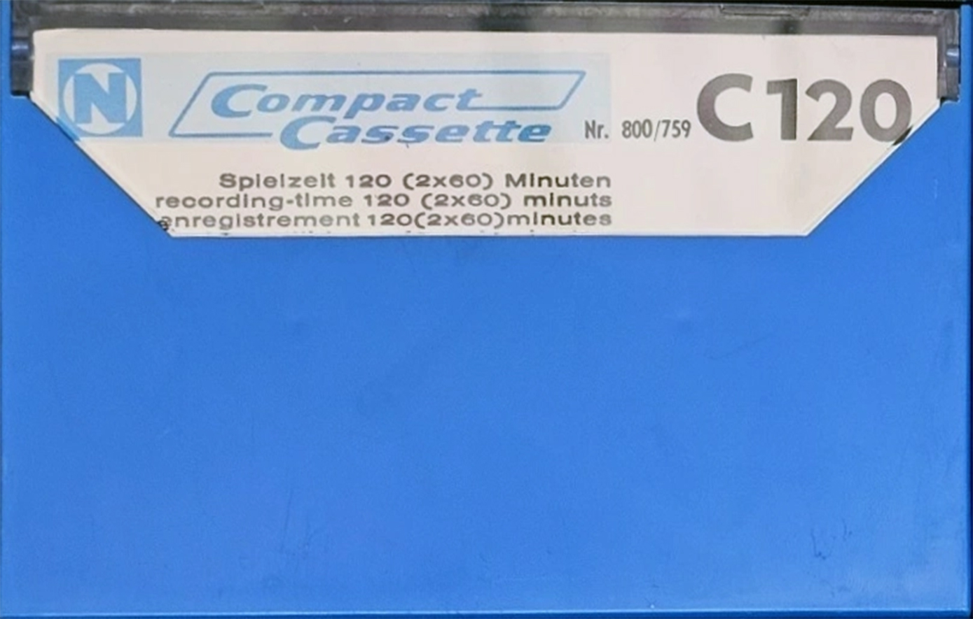Compact Cassette Neckermann 120 "№ 800/759" Type I Normal 1976 Europe