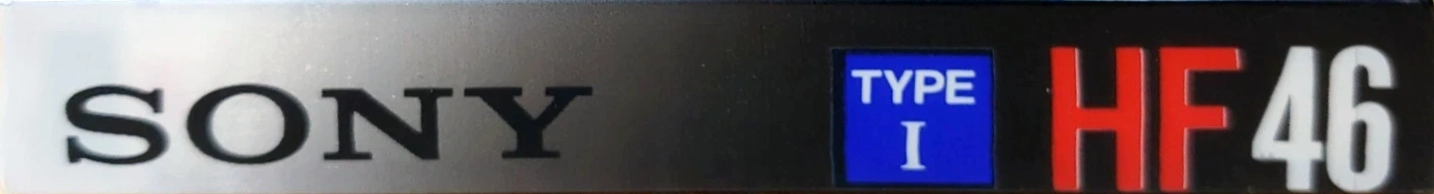 Compact Cassette Sony HF 46 Type I Normal 1990 North America