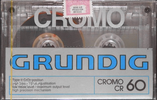 Compact Cassette Grundig 60 Type II Chrome Argentina