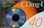 Compact Cassette TDK CDing 1 40 "CD1-40A" Type I Normal 1993 Japan
