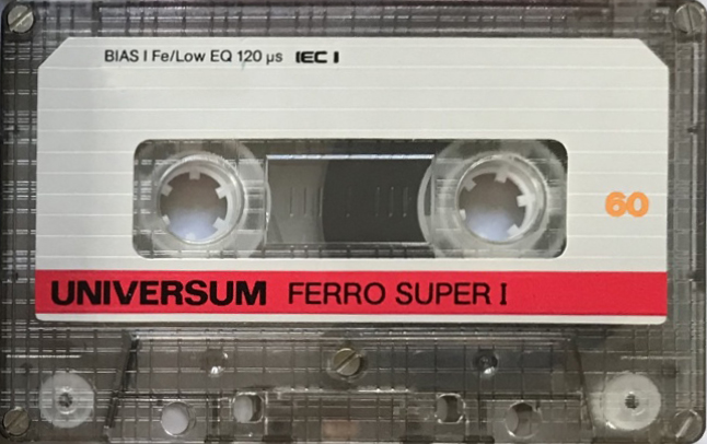 Compact Cassette Universum Super 60 Type I Normal 1984 Europe