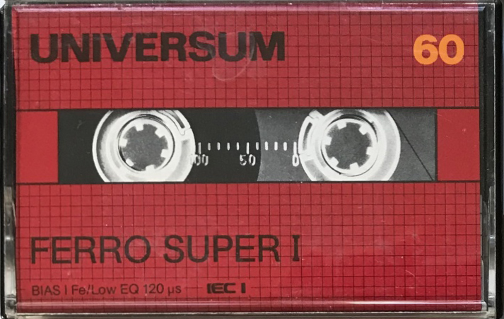 Compact Cassette Universum Super 60 Type I Normal 1984 Europe