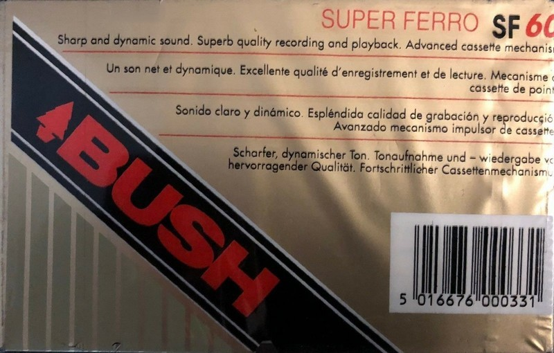 Compact Cassette Bush SF 60 Type I Normal 1995 Europe