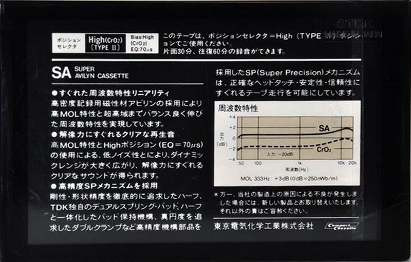 Compact Cassette: TDK  - SA 60