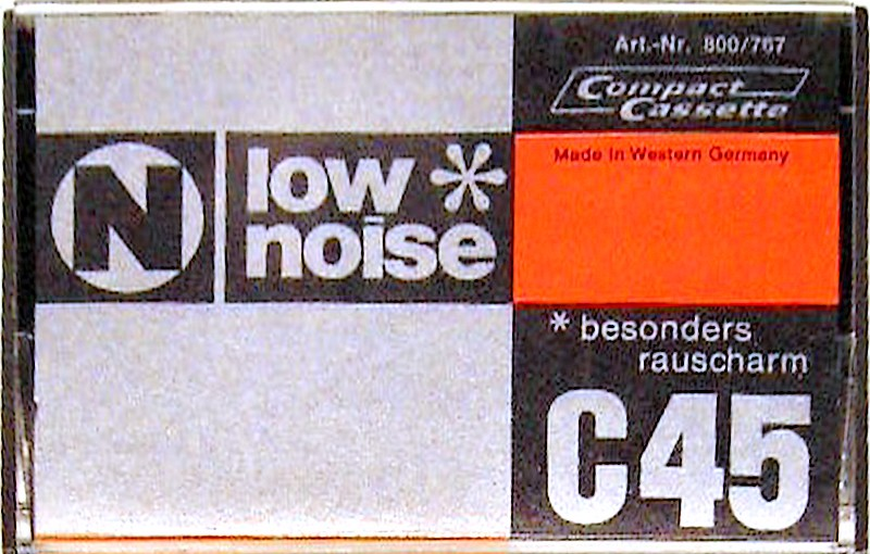 Compact Cassette Neckermann 45 "№ 800/767" Type I Normal 1974 Europe