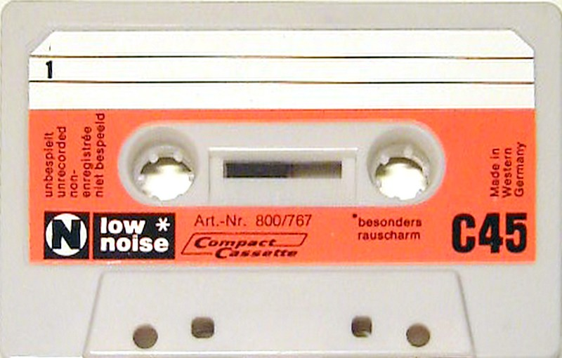 Compact Cassette Neckermann 45 "№ 800/767" Type I Normal 1974 Europe