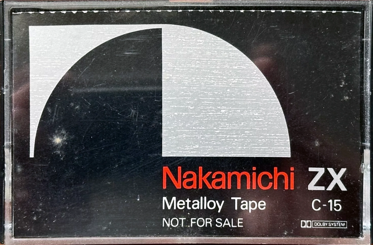 Compact Cassette Nakamichi ZX 15 "S 009" Type IV Metal 1980 USA