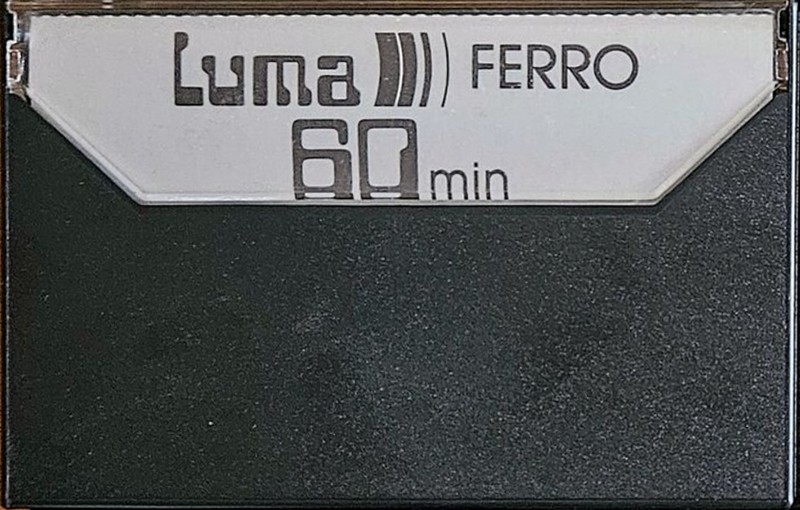 Compact Cassette Luma Ferro 60 Type I Normal 1980 Sweden