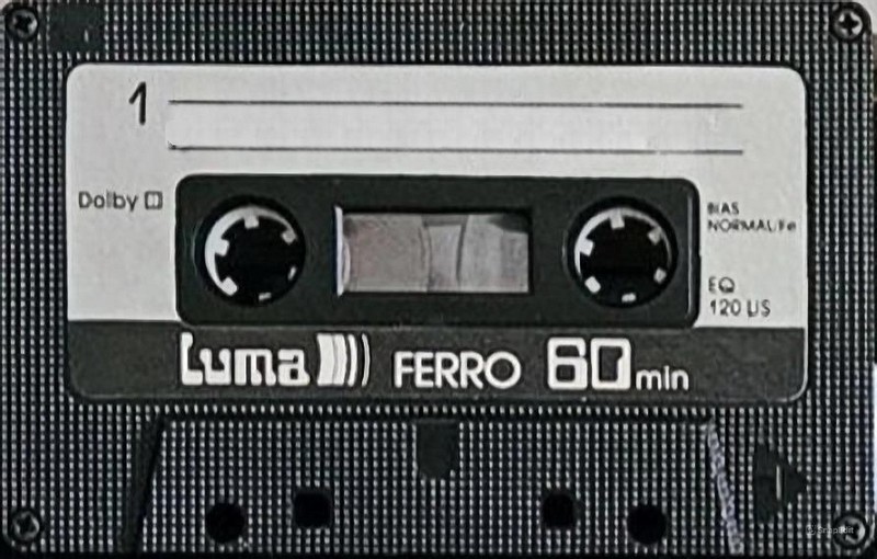 Compact Cassette Luma Ferro 60 Type I Normal 1980 Sweden