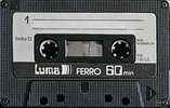 Compact Cassette Luma Ferro 60 Type I Normal 1980 Sweden