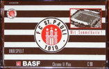 Compact Cassette BASF Chrome II Plus 90 "FC St. Pauli 1910" Type II Chrome Germany