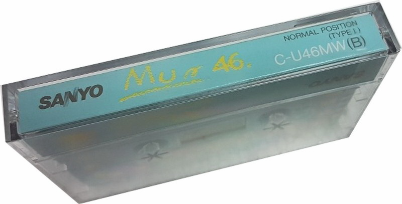 Compact Cassette Sanyo Mun 46 "C-U46MW(B)" Type I Normal 1986 Japan