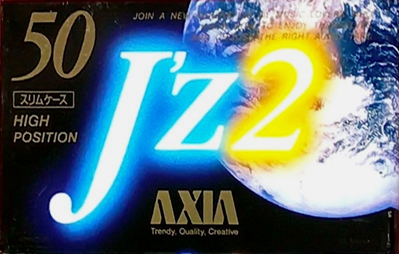 Compact Cassette AXIA J`z 2 50 "JZ2A 50" Type II Chrome 1992 Japan