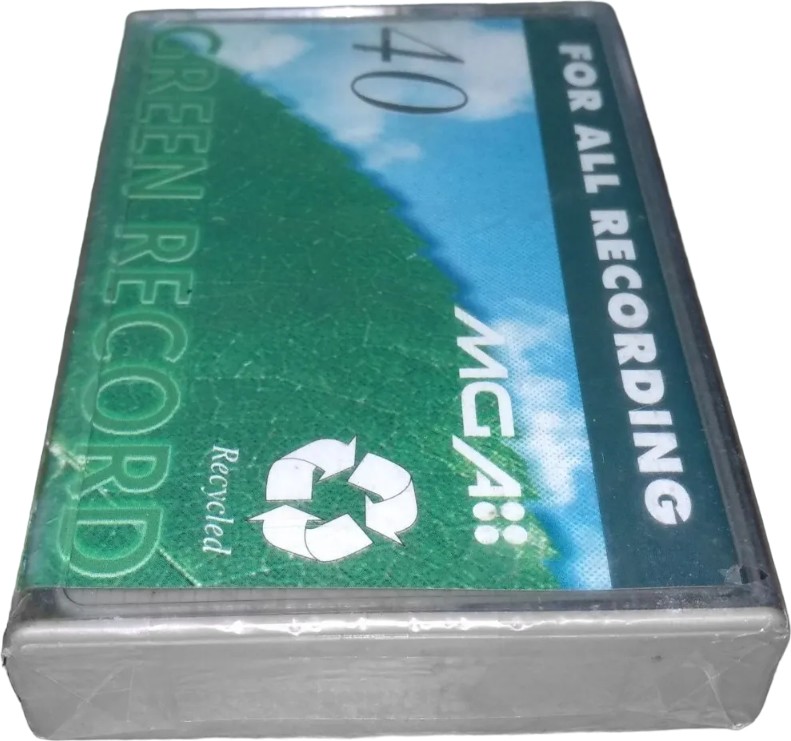 Compact Cassette MGA 40 "Green Record" Type I Normal Thailand