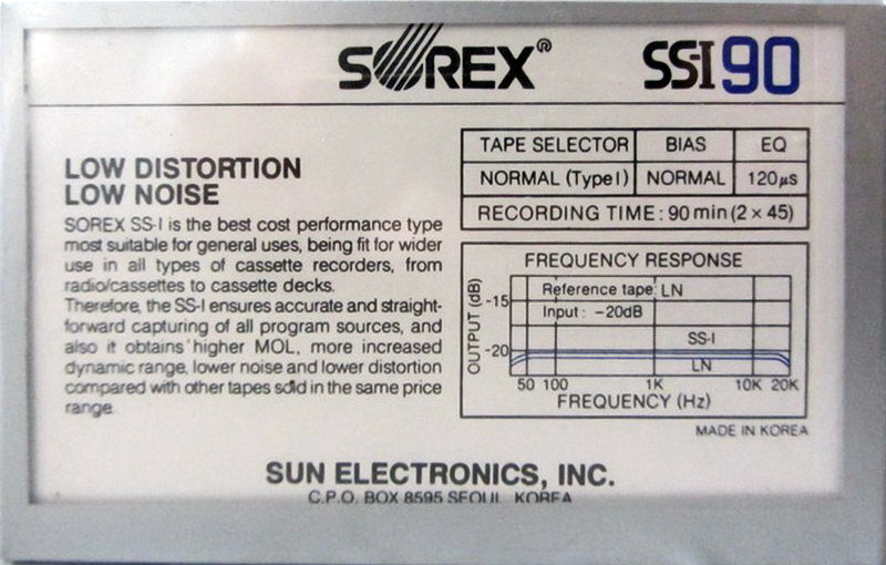 Compact Cassette:  Sorex -  90