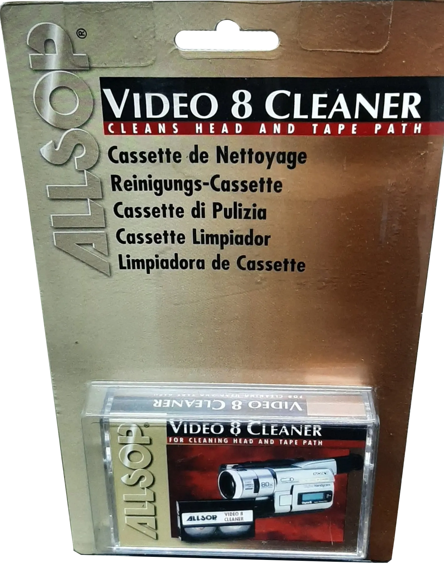 Blister Allsop "02280" Cleaning Cassette 1999 Europe