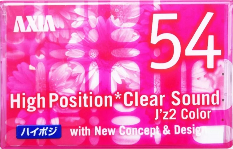 Compact Cassette AXIA J`z 2 Color 54 "JZ2K 54" Type II Chrome 2003 Japan