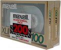 2 pack Maxell XLII 100 "Bicentennial pack 200" Type II Chrome 1986 Europe